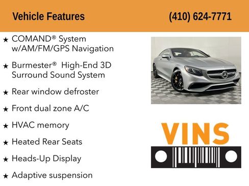 Used 2015 Mercedes-Benz S 63 AMG S 63 AMGﾮ image 5