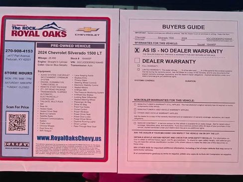 Used 2024 Chevrolet Silverado 1500 LT w/ Z71 Off-Road Package AWD/4WD image 15