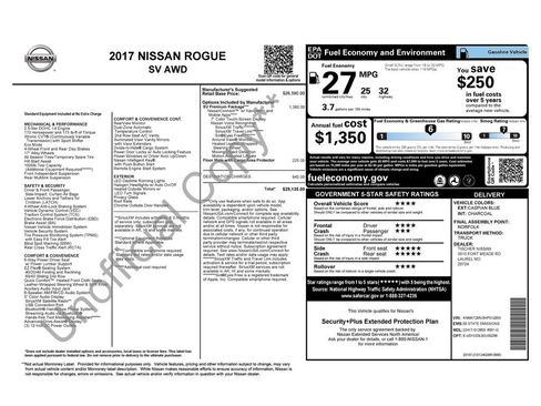 Used 2017 Nissan Rogue SV w/ SV Premium Package image 2