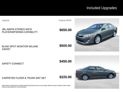 Used 2012 Toyota Camry XLE FWD image 10