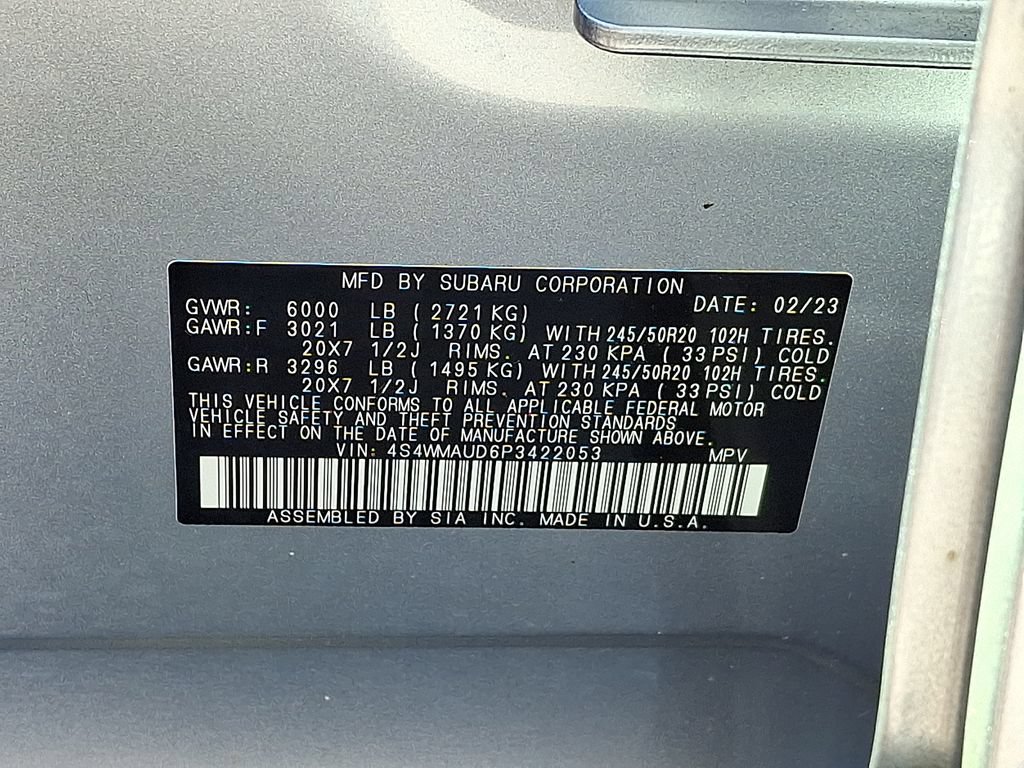 Used 2023 Subaru Ascent Limited w/ Technology Package AWD/4WD image 28