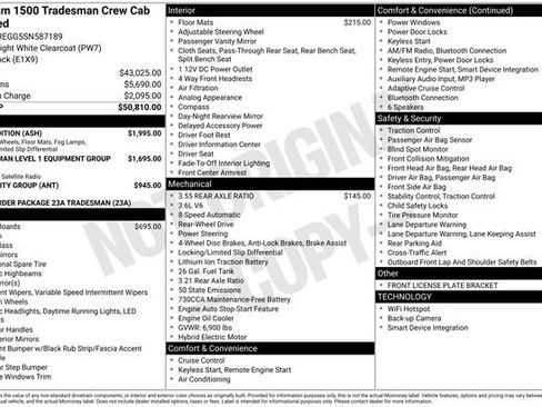 Used 2025 RAM 1500 Tradesman w/ Night Edition RWD image 4