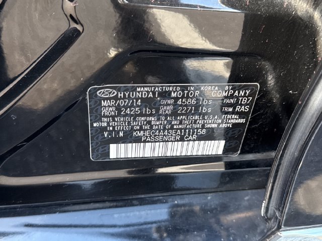 Used 2014 Hyundai Sonata Limited w/ Panoramic Sunroof Package 02 FWD image 26