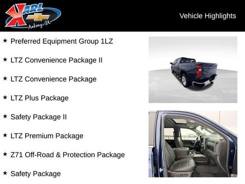 Certified 2021 Chevrolet Silverado 1500 LTZ w/ LTZ Premium Package image 2