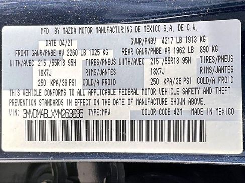 Used 2021 MAZDA CX-30 FWD 2.5 S w/ Select Package image 18