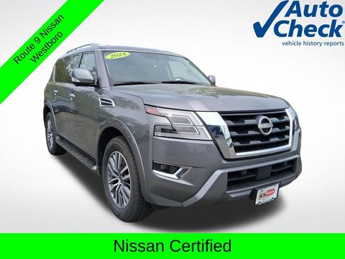 Certified 2024 Nissan Armada SL w/ Captain's Chairs Package AWD/4WD image 2