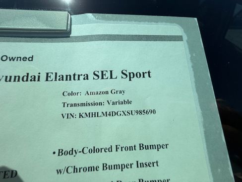 Certified 2025 Hyundai Elantra Sport FWD image 25