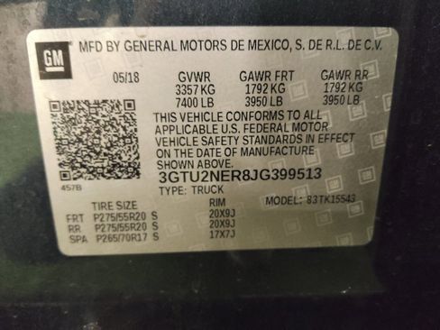 Used 2018 GMC Sierra 1500 SLT AWD/4WD image 33