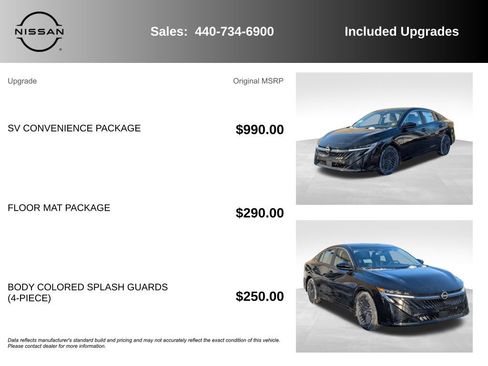 New 2026 Nissan Sentra SV w/ SV Convenience Package image 7