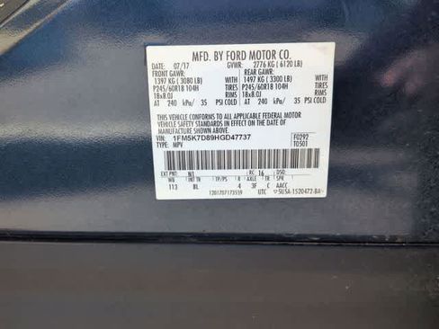 Used 2017 Ford Explorer XLT w/ Equipment Group 202A FWD image 36