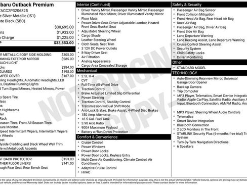 Used 2023 Subaru Outback Premium AWD/4WD image 4