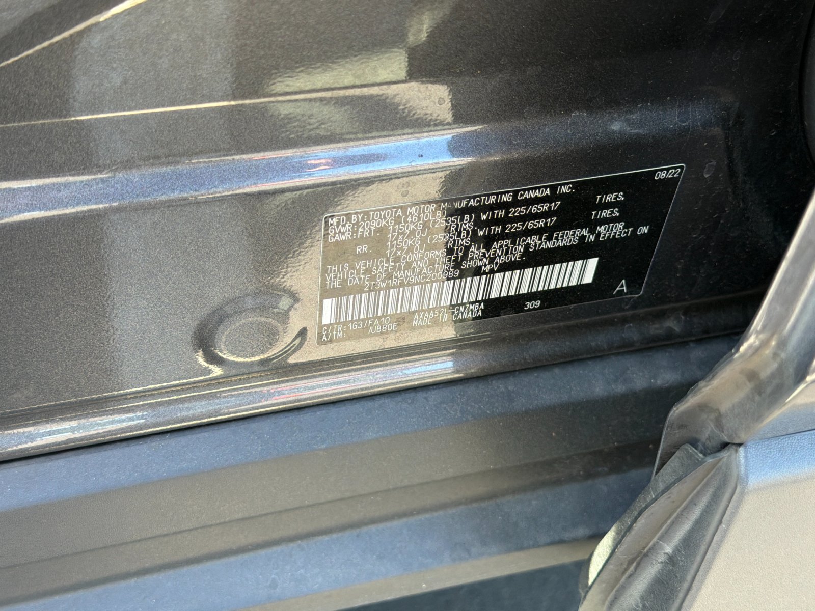 Used 2022 Toyota RAV4 XLE w/ Convenience Package FWD image 19