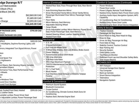 Used 2021 Dodge Durango R/T w/ Blacktop Package AWD/4WD image 38