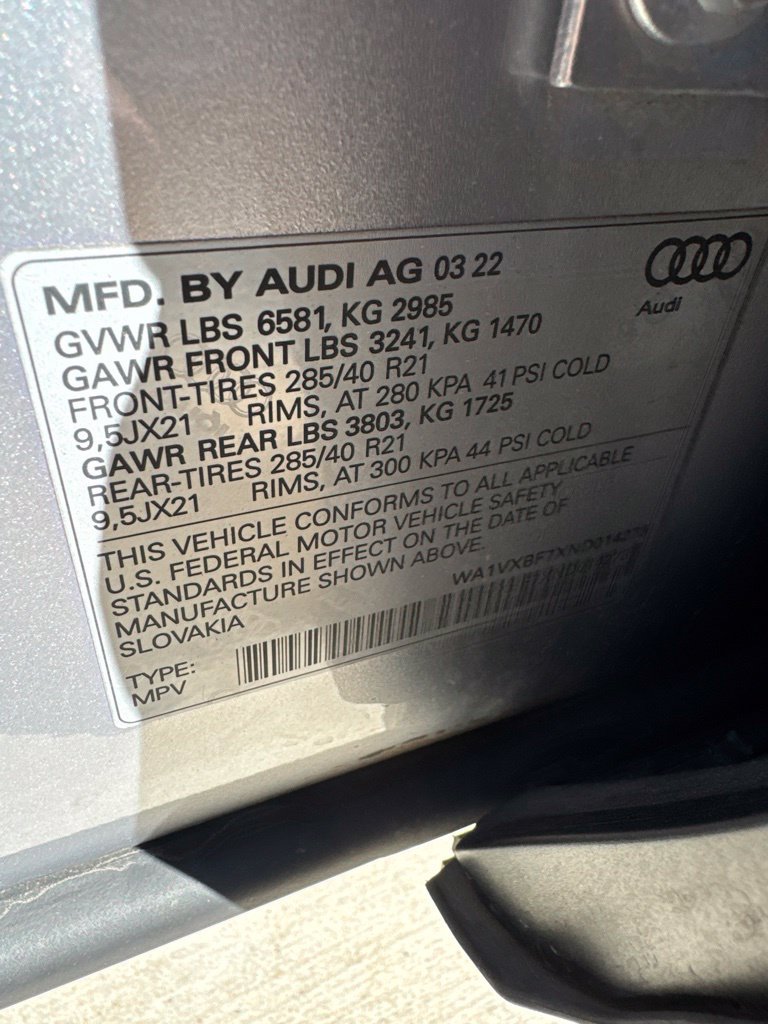 Used 2022 Audi Q7 3.0T Prestige AWD/4WD image 4