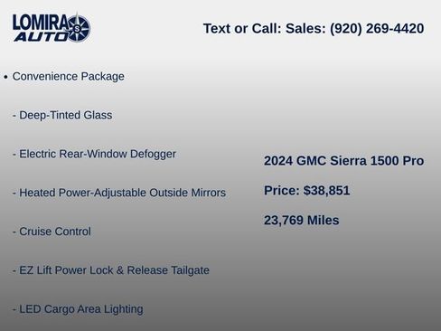 Used 2024 GMC Sierra 1500 Pro w/ Graphite Edition AWD/4WD image 7
