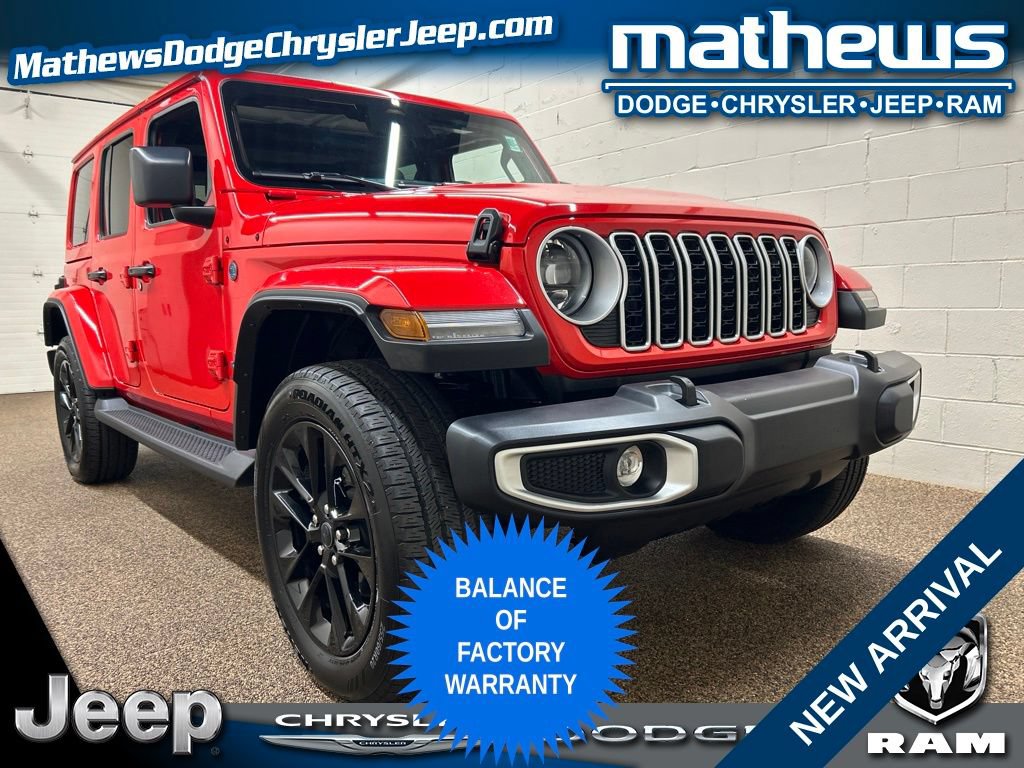Used 2025 Jeep Wrangler Unlimited Sahara AWD/4WD image 1
