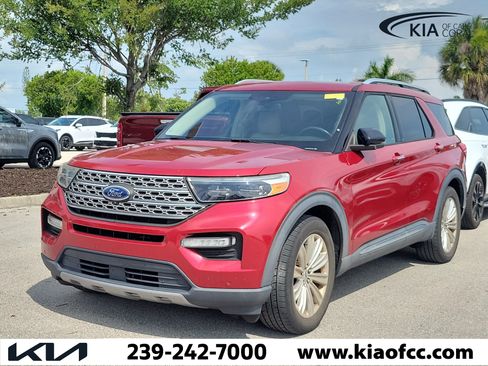 Used 2020 Ford Explorer Limited w/ Class III Trailer Tow Package RWD image 3
