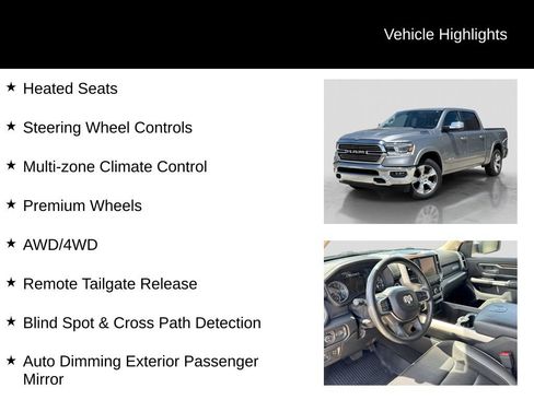 Used 2021 RAM 1500 Laramie AWD/4WD image 16