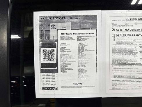 Used 2017 Toyota 4Runner TRD Off-Road image 13