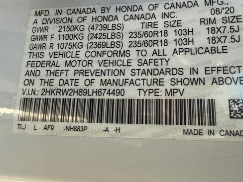 Used 2020 Honda CR-V EX-L image 24