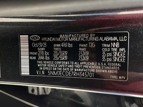 Used 2024 Hyundai Tucson Limited AWD/4WD image 29