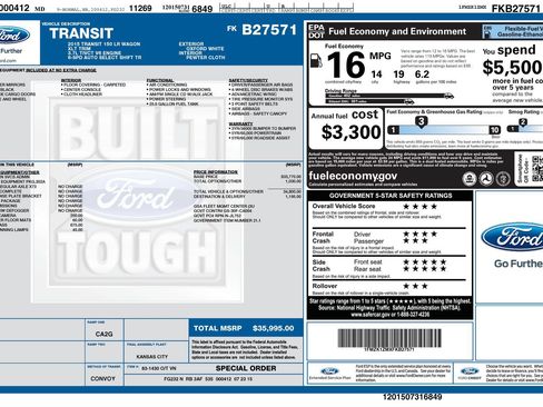 Used 2015 Ford Transit 150 XLT RWD image 2