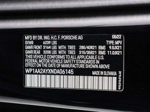 Certified 2022 Porsche Cayenne Platinum Edition AWD/4WD image 19