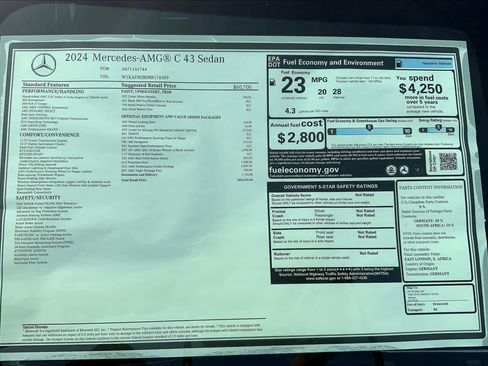 Used 2024 Mercedes-Benz C 43 AMG AMG C 43 image 19