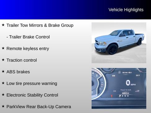 Used 2018 RAM 1500 Outdoorsman AWD/4WD image 8