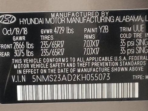 Used 2019 Hyundai Santa Fe SE image 33