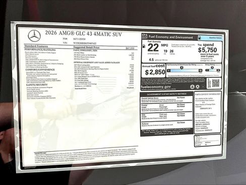 New 2026 Mercedes-Benz GLC 43 AMG 4MATIC image 17