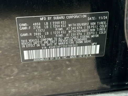 Used 2025 Subaru Outback Premium image 38