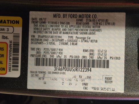 Used 2018 Ford Fusion S image 33