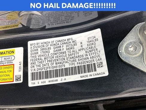 Certified 2025 Honda Civic Sport image 32