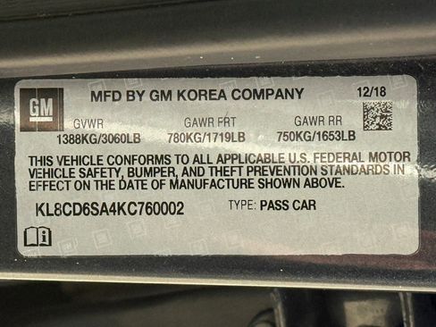 Used 2019 Chevrolet Spark LT image 36