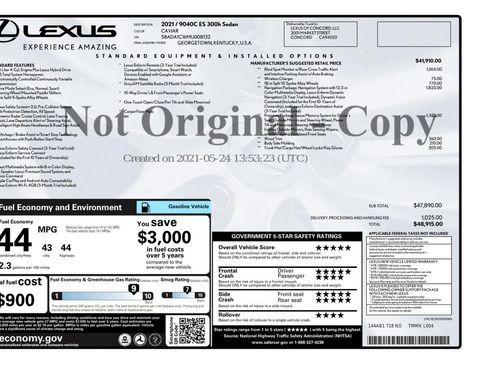 Used 2021 Lexus ES 300h w/ Premium Package FWD image 57