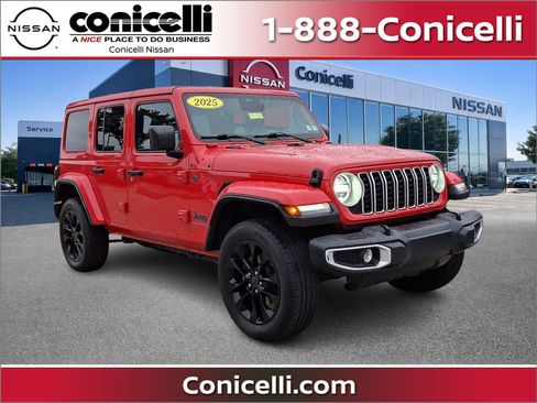 Used 2025 Jeep Wrangler Sahara w/ Safety Group AWD/4WD image 1