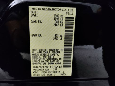 Used 2015 Nissan Leaf SL w/ Premium Package image 37