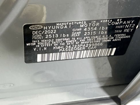 Used 2023 Hyundai Sonata Limited w/ Cargo Package FWD image 32