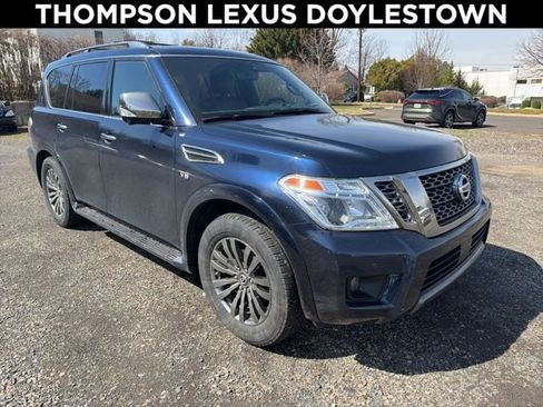 Used 2019 Nissan Armada Platinum w/ Captain's Chairs Package image 1