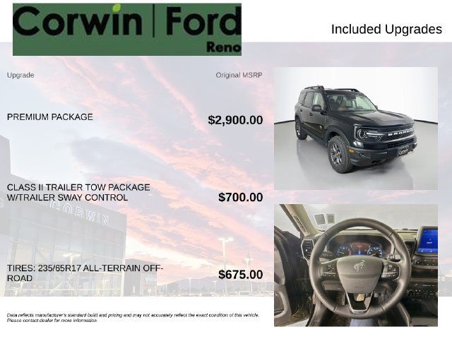 Certified 2024 Ford Bronco Sport Badlands w/ Premium Package AWD/4WD image 3