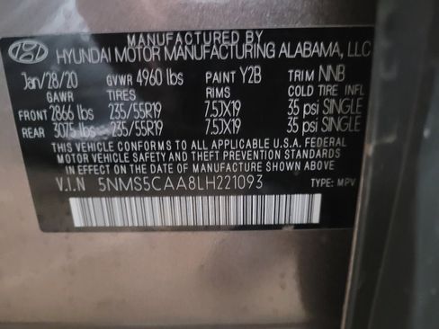 Used 2020 Hyundai Santa Fe Limited image 33