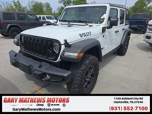 Used 2025 Jeep Wrangler Unlimited Sport S 4xe AWD/4WD image 1