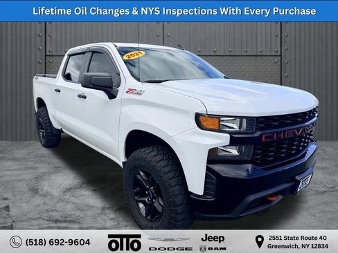 Used 2021 Chevrolet Silverado 1500 Custom Trail Boss AWD/4WD image 1