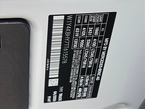 New 2026 Mercedes-Benz Sprinter 2500 image 16