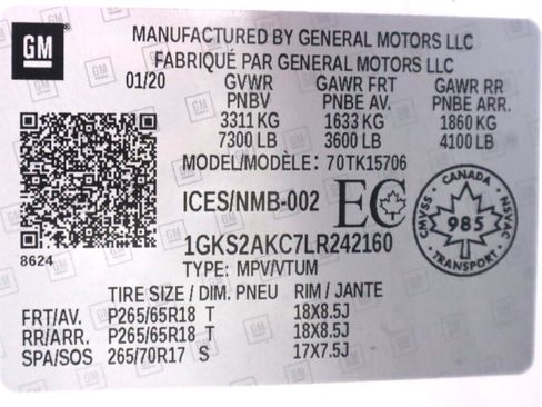 Used 2020 GMC Yukon SLE AWD/4WD image 43