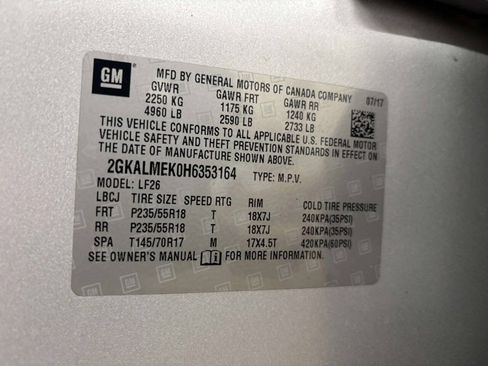 Used 2017 GMC Terrain SLE FWD image 36