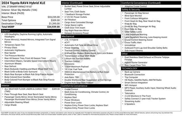 Certified 2024 Toyota RAV4 XLE AWD/4WD image 32
