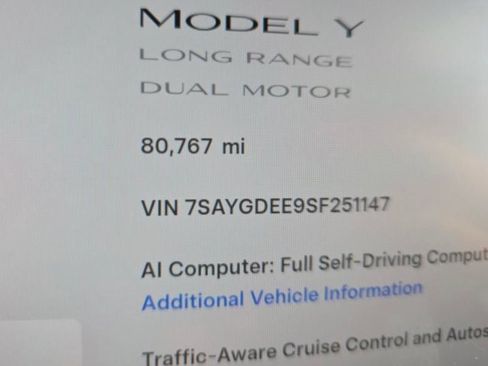 Used 2025 Tesla Model Y Long Range AWD/4WD image 10