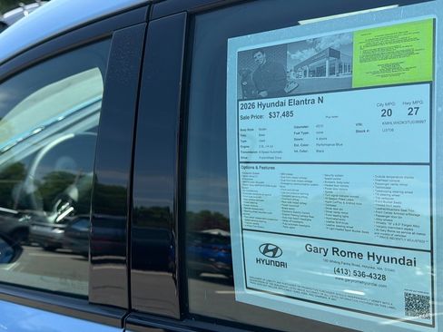Certified 2026 Hyundai Elantra N FWD image 29